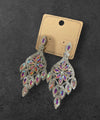 CRYSTAL GLASS CHANDELIER EARRINGS