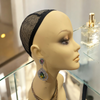 Tear drop with emerald  stone earring