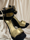 Golden High Wedge Shoes (Pre-loved)