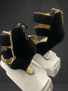 Golden High Wedge Shoes (Pre-loved)