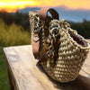 Micheal Kors Straw Tote Bag